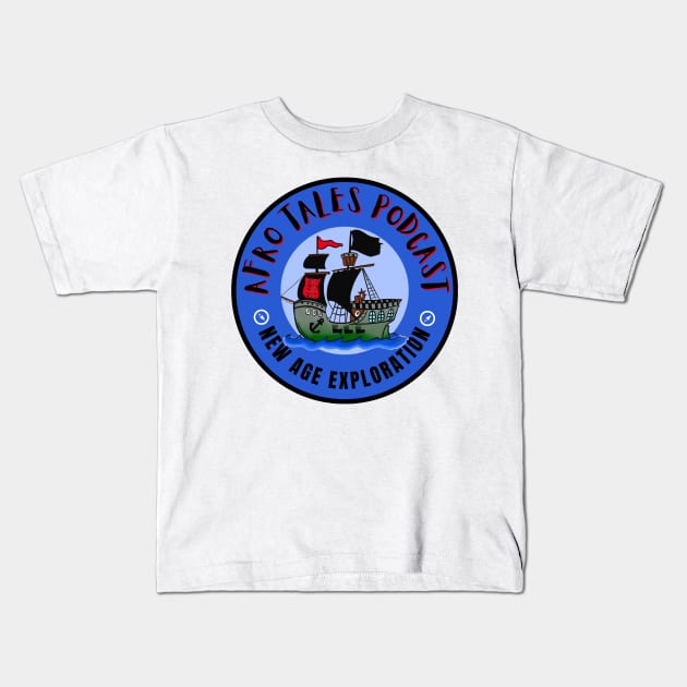 Afro Tales Cast Logo Kids T-Shirt by Afro Tales